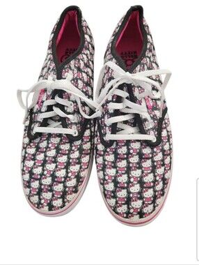 Vans Hello Kitty Canvas Sneakers Women's Size 9
